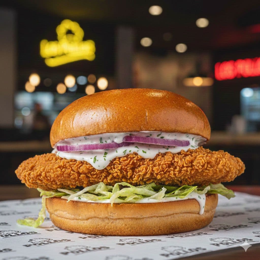 Los Pollos Chicken Burger