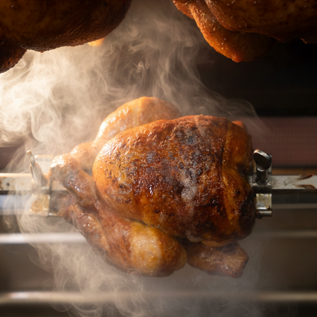 Pollo a la Brasa - kip aan het spit